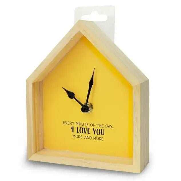 Huisklokje - I love you - Ballonnenshop.nl