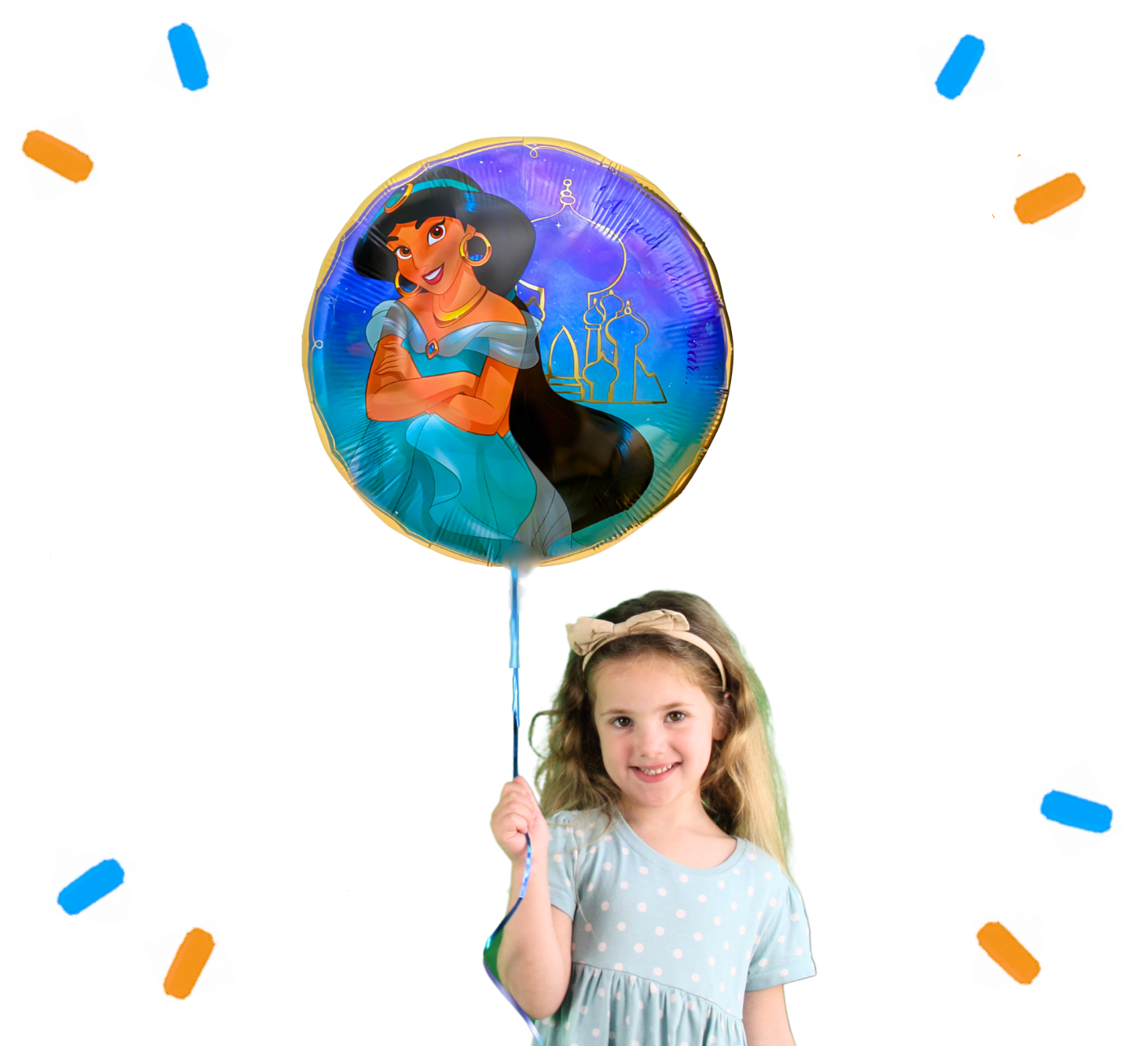 Jasmine Aladdin Disney Prinses Helium Ballon - Gevuld Met Helium - 46 cm