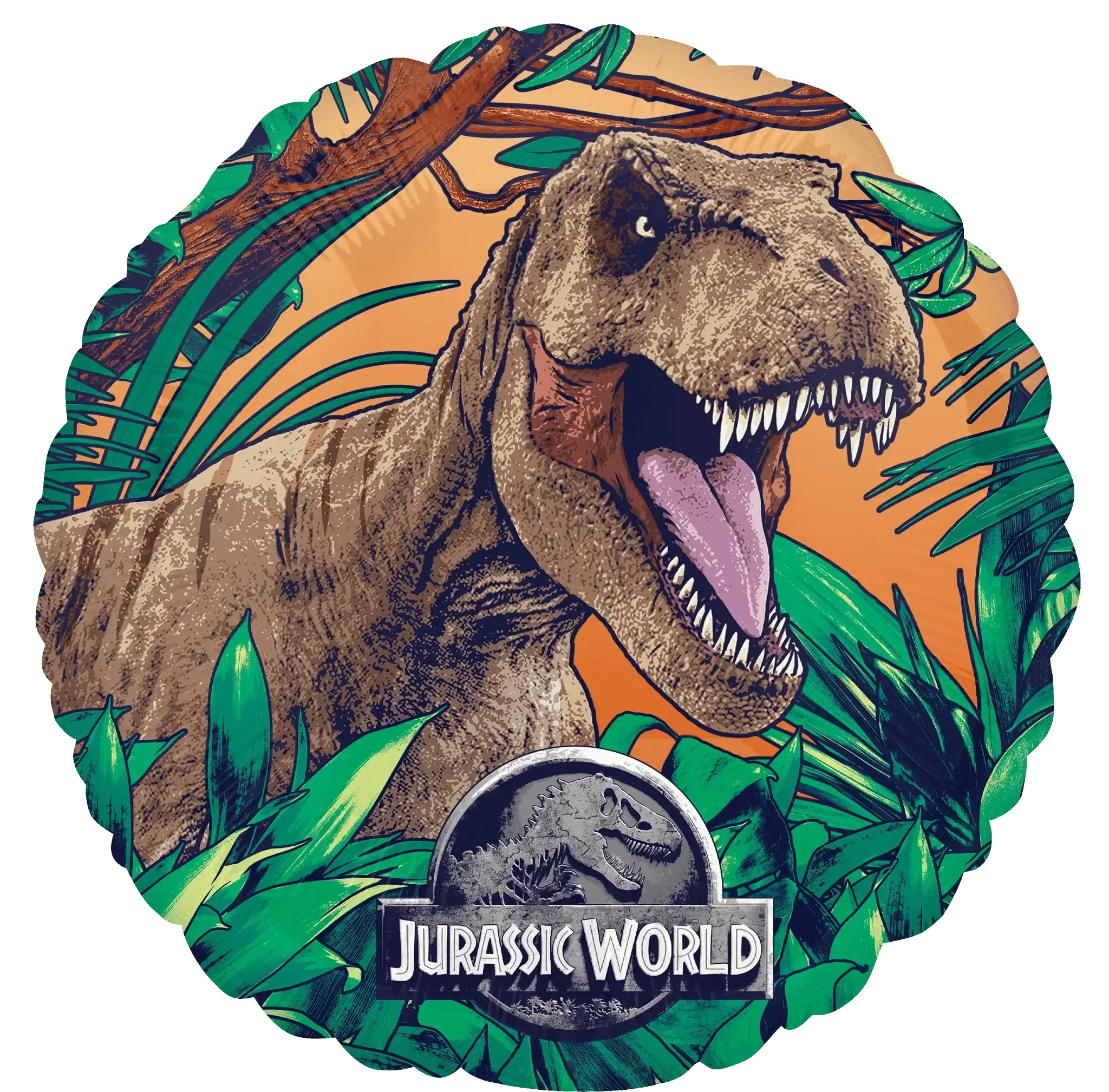 Jurassic World Folie Ballon - 46 cm - Ballonnenshop.nl