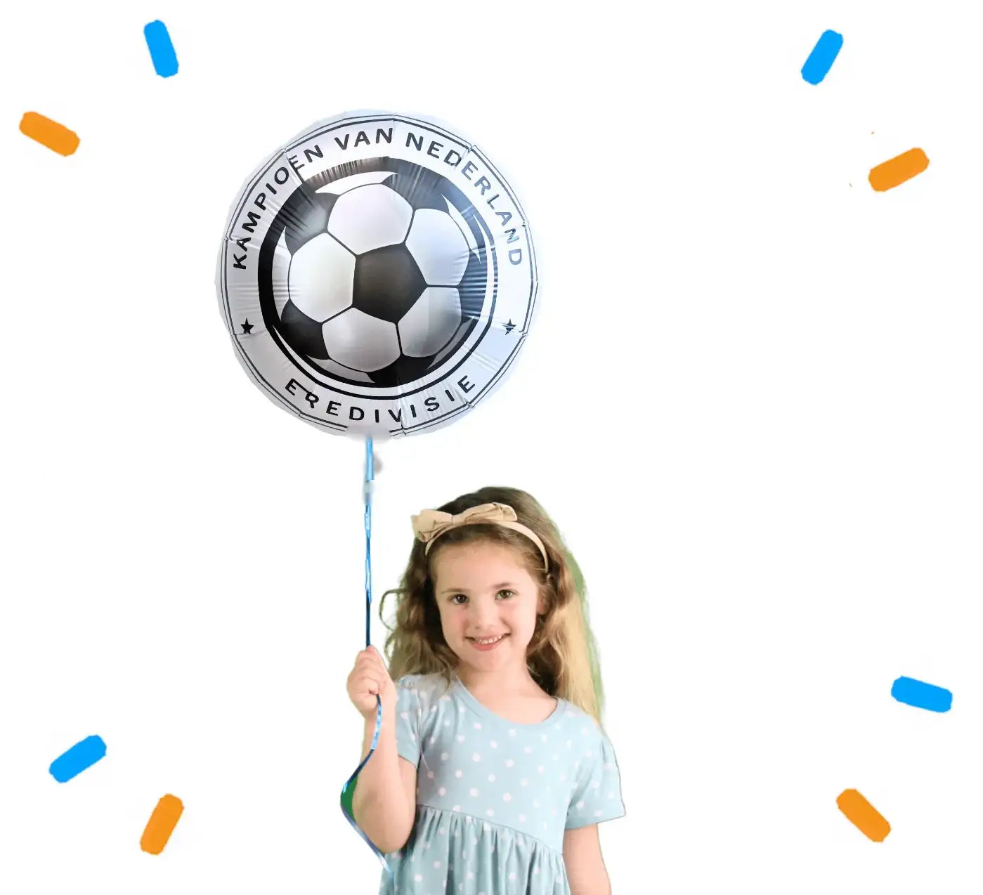 Kampioen Van Nederland Helium Ballon - Gevuld Met Helium - 43 cm - Ballonnenshop.nl