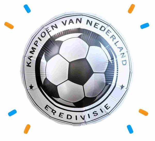 Kampioen Van Nederland Helium Ballon - Gevuld Met Helium - 43 cm - Ballonnenshop.nl