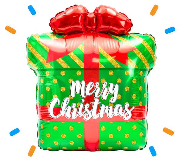 Kerstcadeau Helium Ballon - Gevuld Met Helium - 45 cm - Ballonnenshop.nl