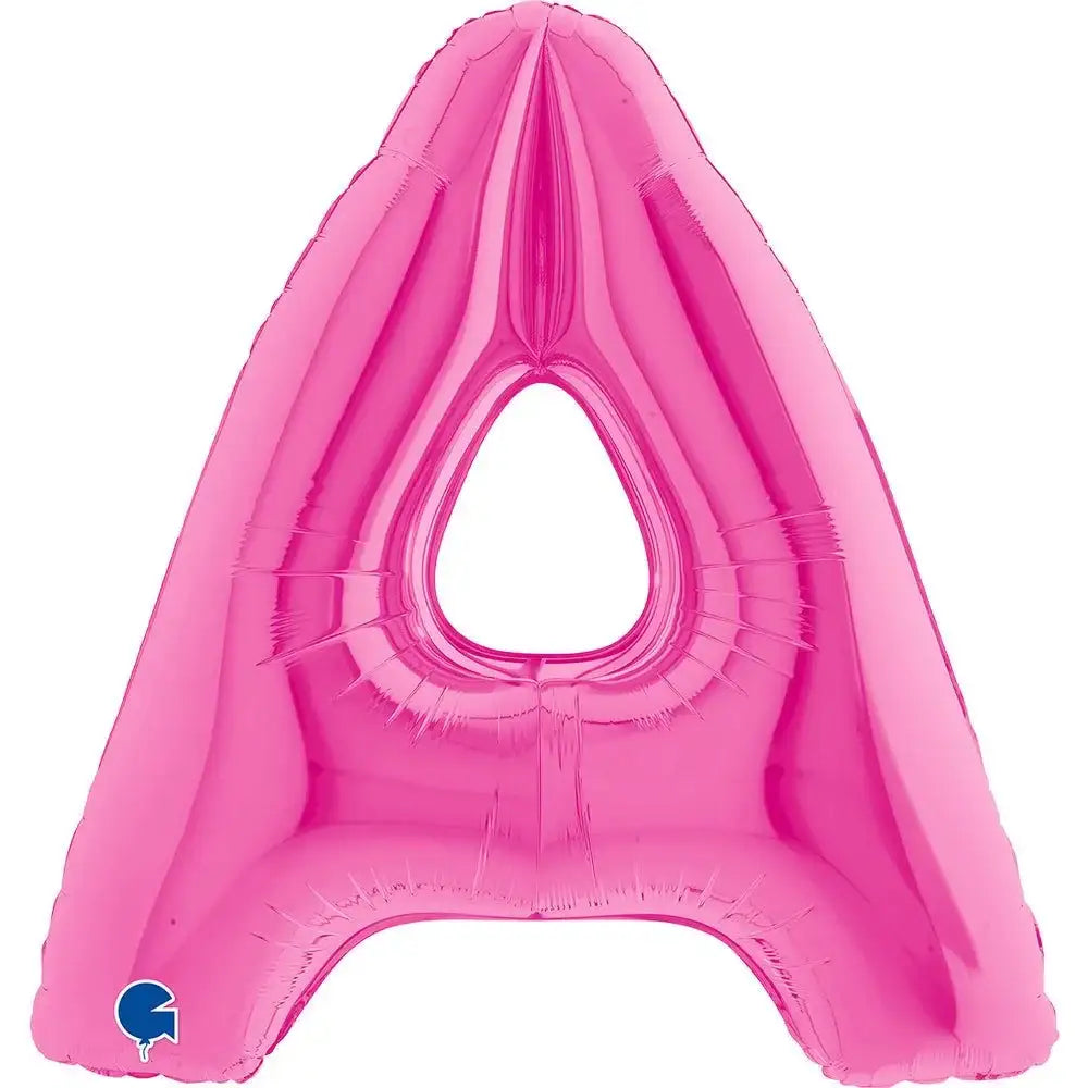 Letter Ballon A Roze - 102 cm - Ballonnenshop.nl