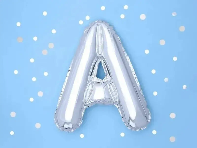 Letter Ballon A Zilver - 35 cm - Ballonnenshop.nl