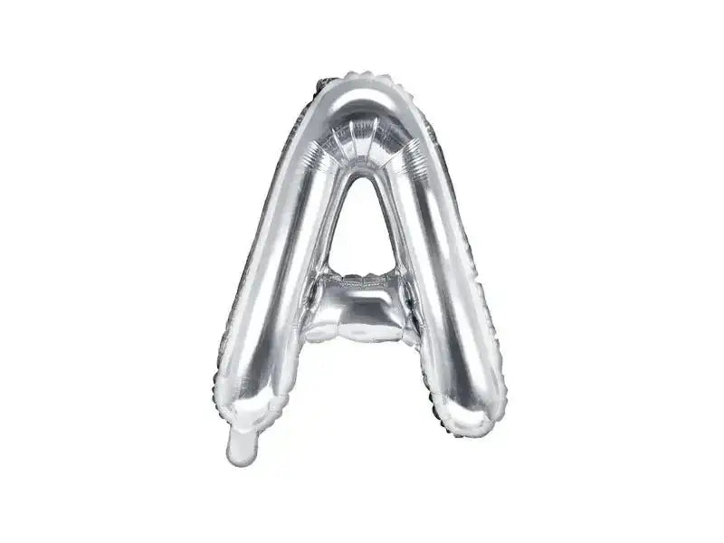 Letter Ballon A Zilver - 35 cm - Ballonnenshop.nl