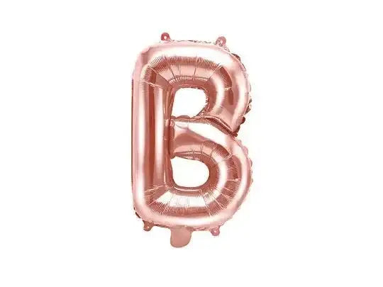 Letter Ballon B Rose Goud - 35 cm - Ballonnenshop.nl