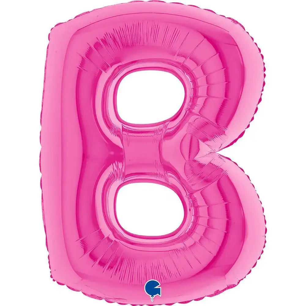 Letter Ballon B Roze - 102 cm - Ballonnenshop.nl