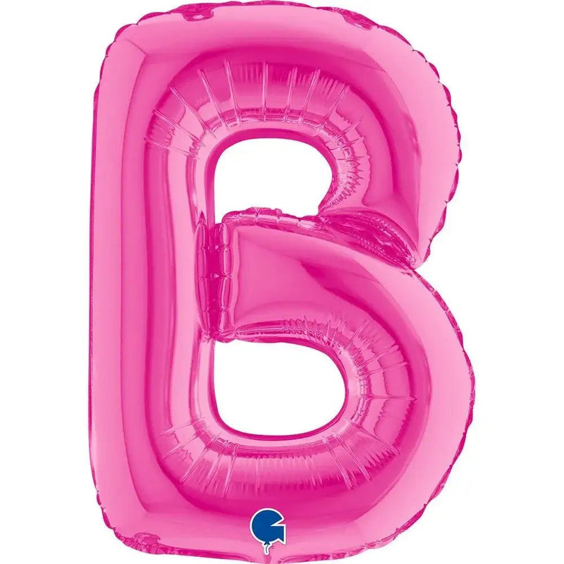 Letter Ballon B Roze - 35 cm - Ballonnenshop.nl