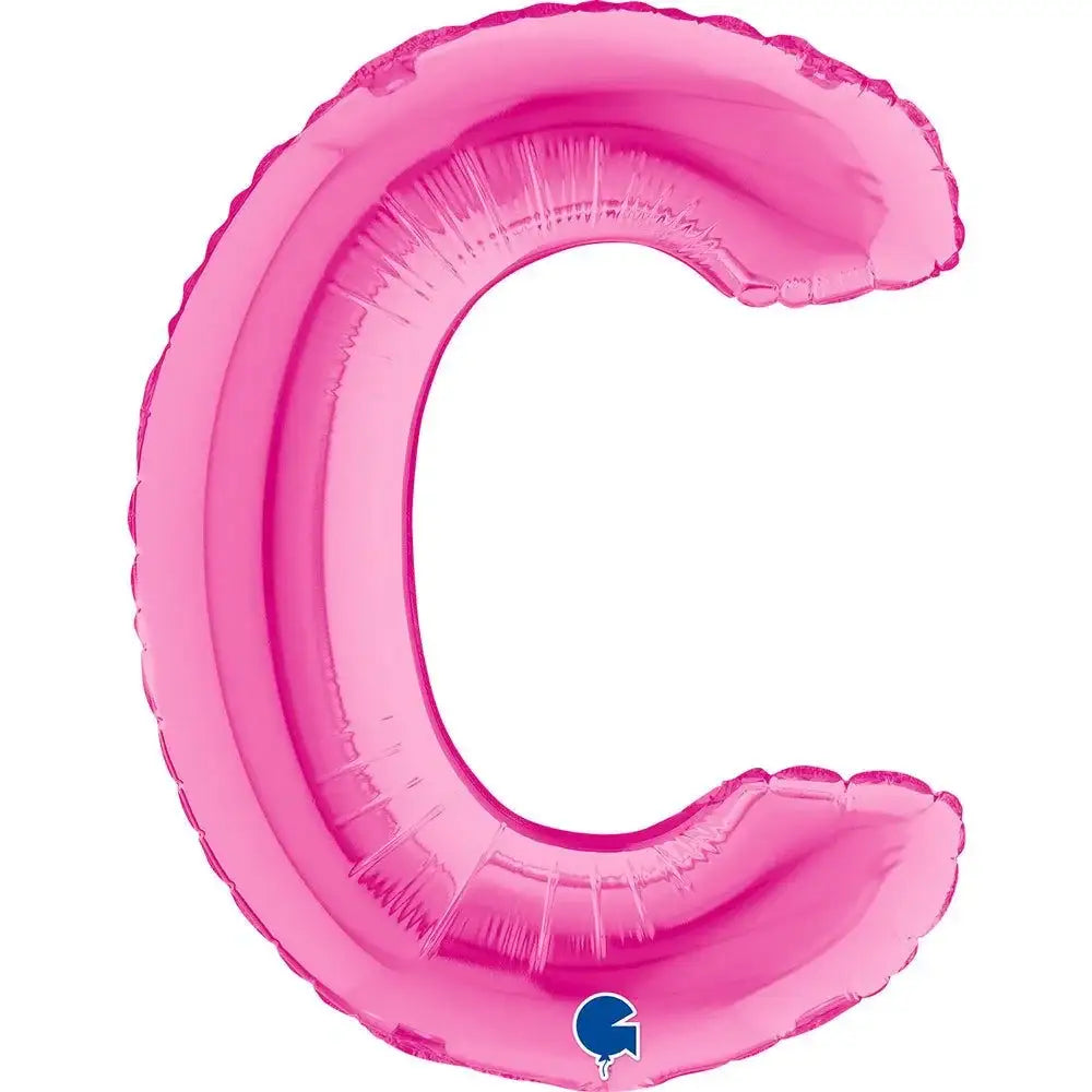 Letter Ballon C Roze - 35 cm - Ballonnenshop.nl