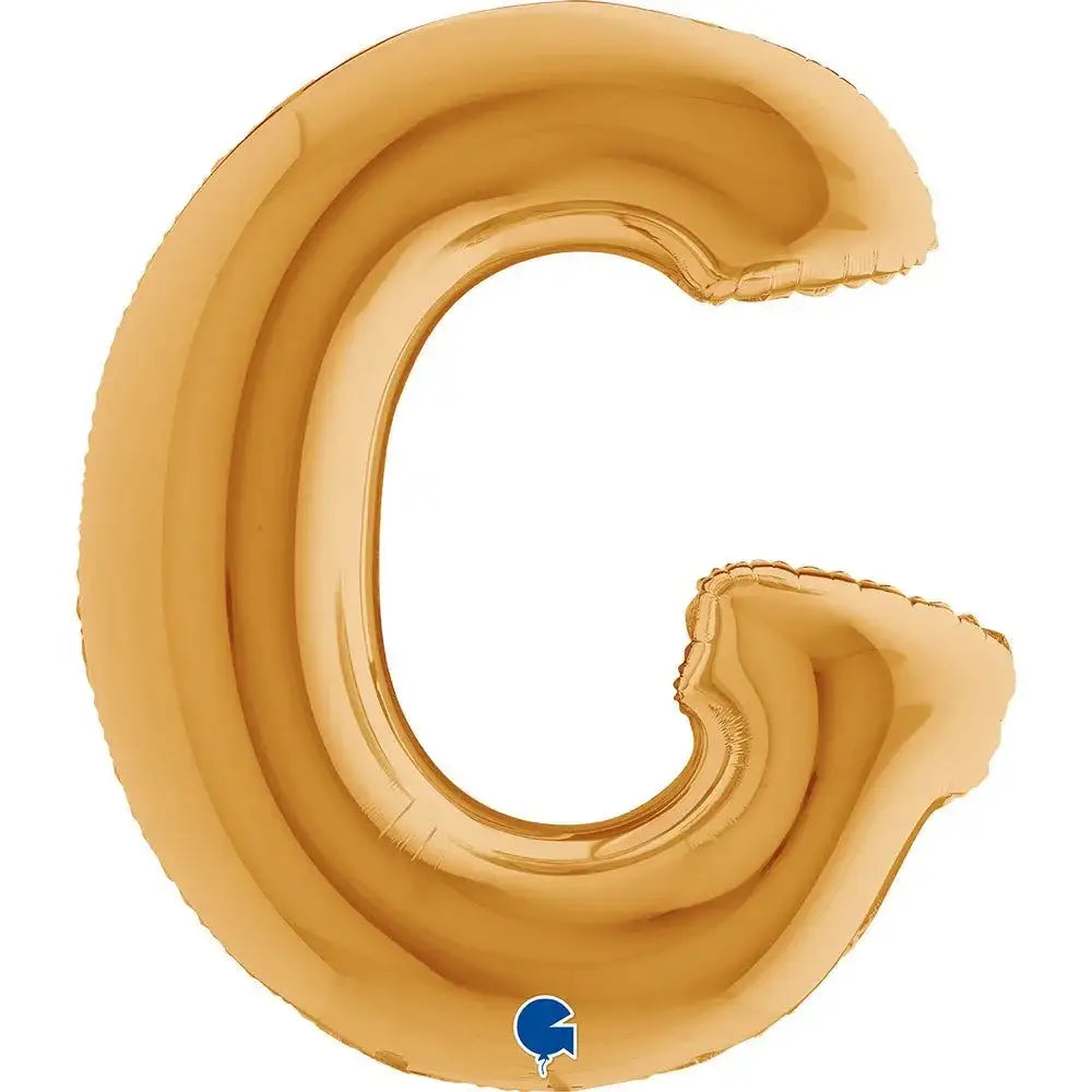 Letter Ballon G Goud 102 cm - Ballonnenshop.nl