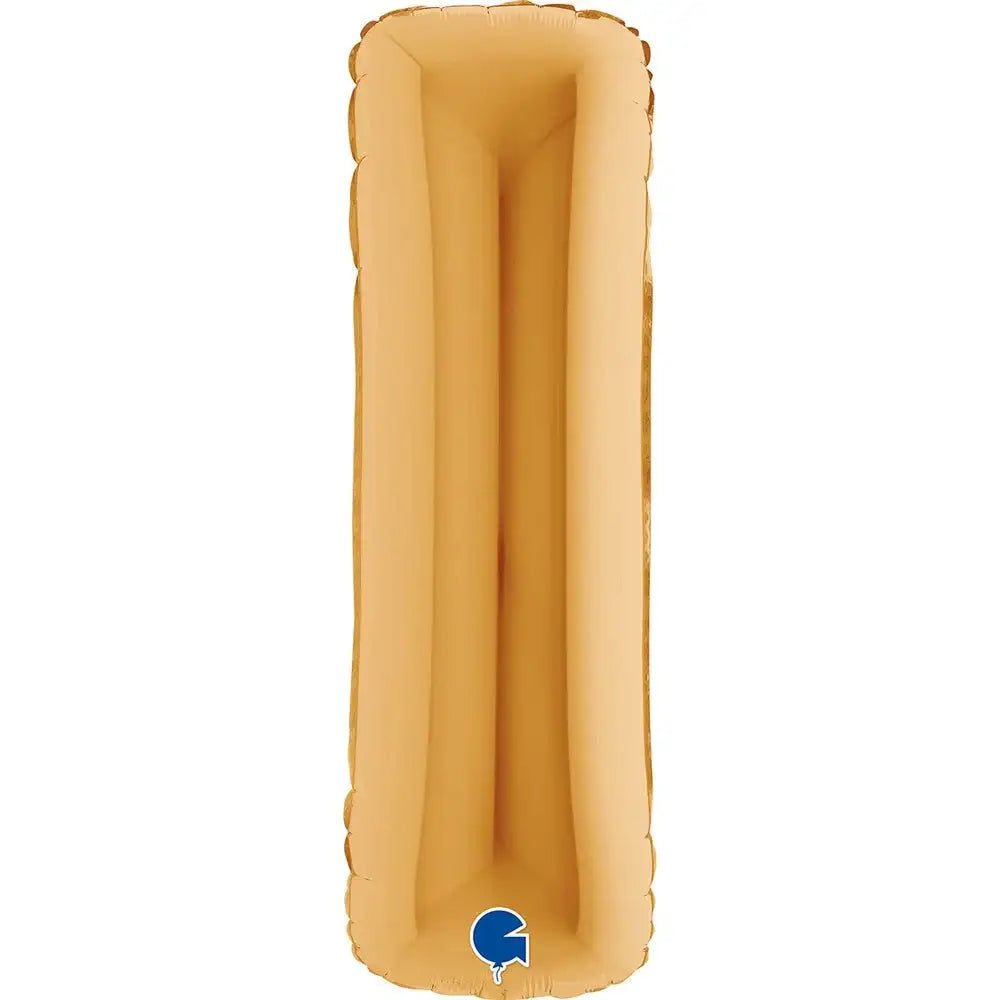 Letter Ballon I Goud 102 cm - Ballonnenshop.nl