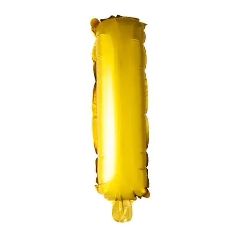 Letter Ballon I - Goud - 41 cm - Ballonnenshop.nl