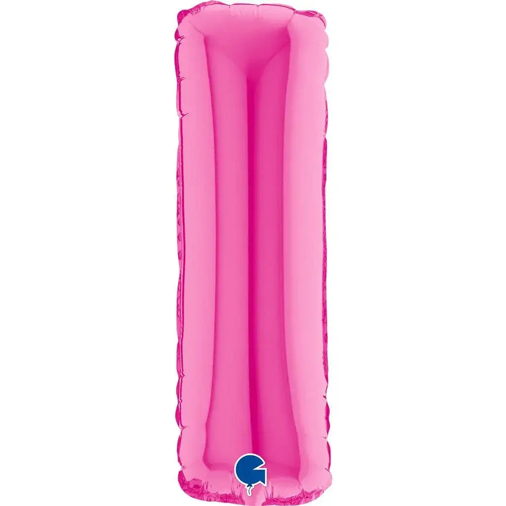 Letter Ballon I Roze - 35 cm - Ballonnenshop.nl