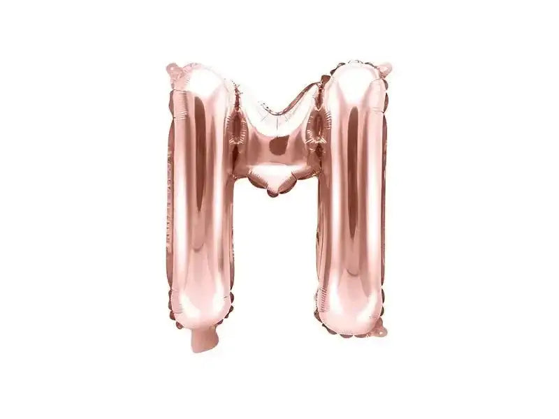 Letter Ballon M Rose Goud - 35 cm - Ballonnenshop.nl