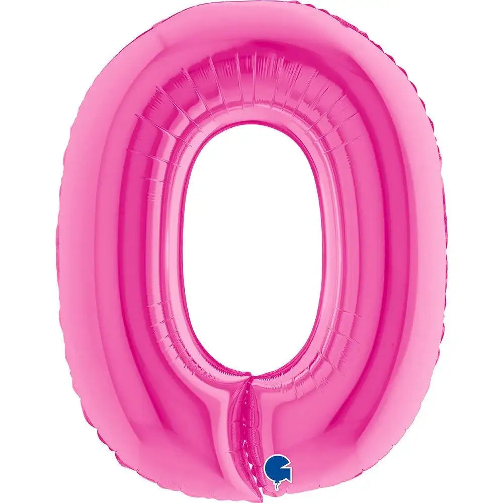Letter Ballon O Roze - 102 cm - Ballonnenshop.nl