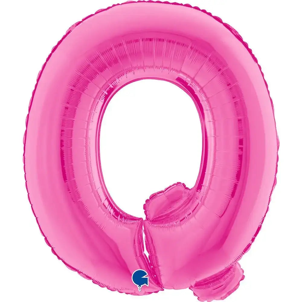 Letter Ballon Q Roze - 102 cm - Ballonnenshop.nl
