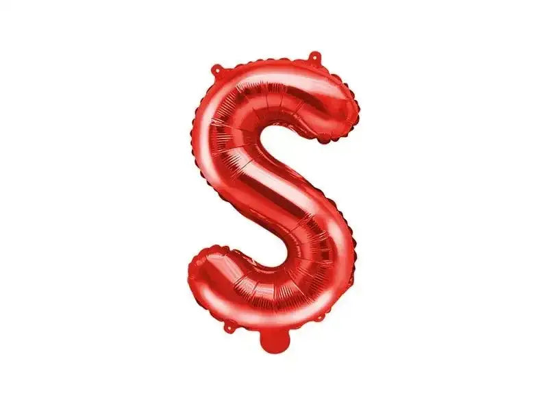 Letter Ballon S Rood - 35 cm - Ballonnenshop.nl
