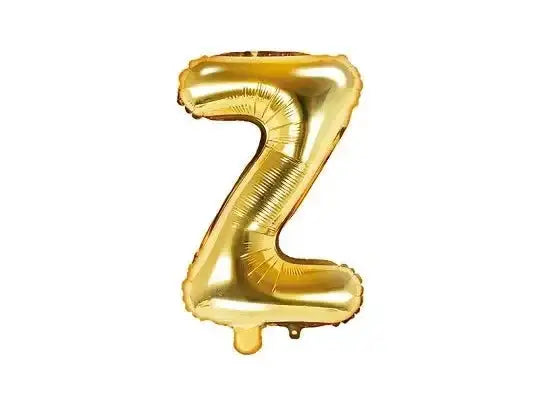 Letter Ballon Z Goud - 35 cm - Ballonnenshop.nl