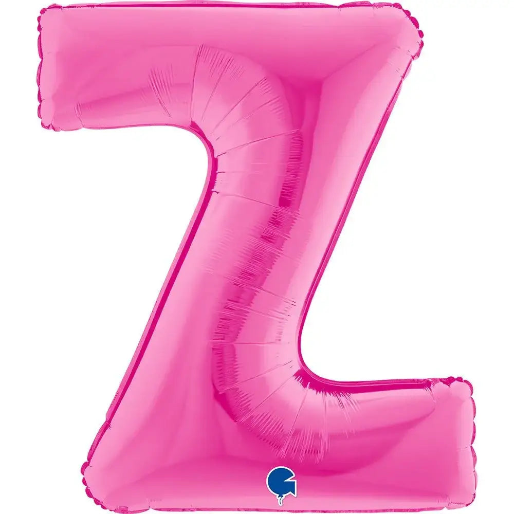 Letter Ballon Z Roze - 102 cm - Ballonnenshop.nl