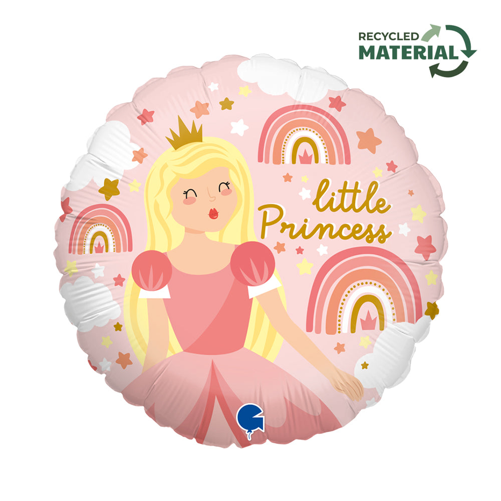 Helium Ballon Little Princess - Gevuld Met Helium - 45 cm