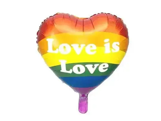 Love Is Love Helium Ballon - Gevuld Met Helium - 43 cm - Ballonnenshop.nl