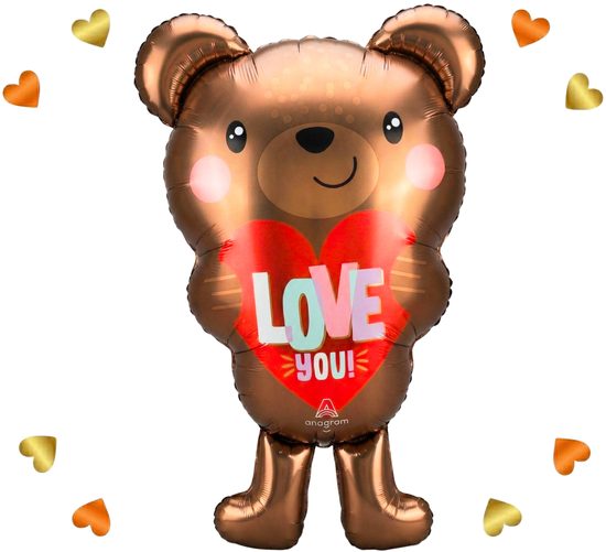Love You! Beer Ballon - Gevuld Met Helium - 75 cm - Ballonnenshop.nl