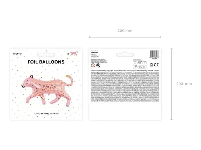 Luipaard Folie Ballon 114 cm - Ballonnenshop.nl