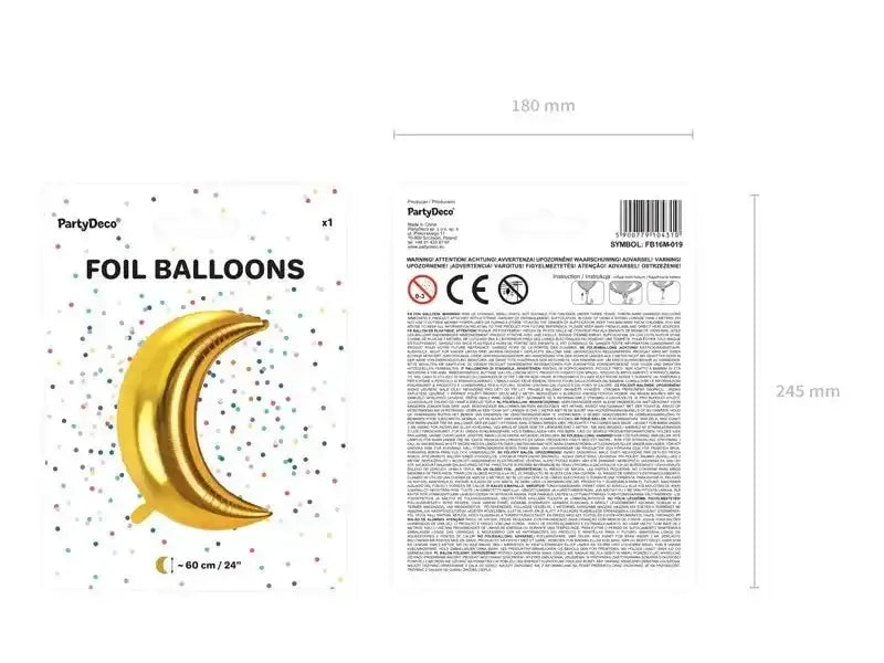 Maan Folie Ballon 60 cm - Ballonnenshop.nl