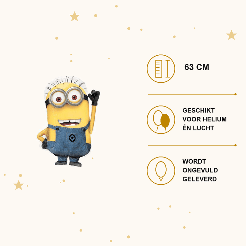 Minion Folie Ballon - 63 cm - Ballonnenshop.nl