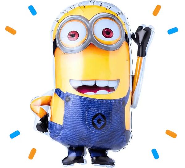 Minion Helium Ballon - Gevuld Met Helium - 63 cm - Ballonnenshop.nl