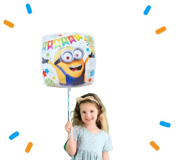 Minion Hooray Helium Ballon - Gevuld Met Helium - 46 cm - Ballonnenshop.nl
