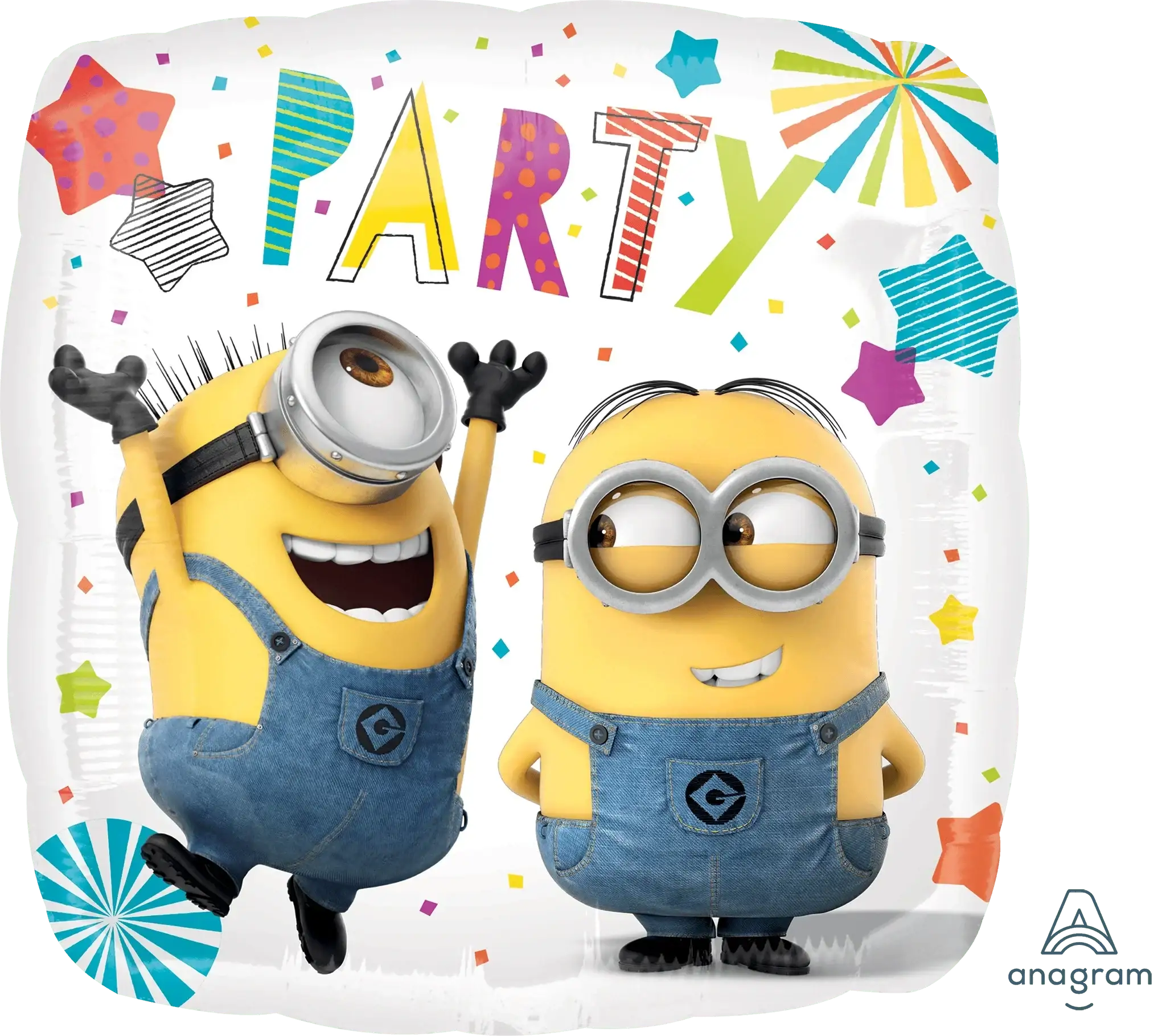 Minion Party Folie Ballon - 46 cm - Ballonnenshop.nl