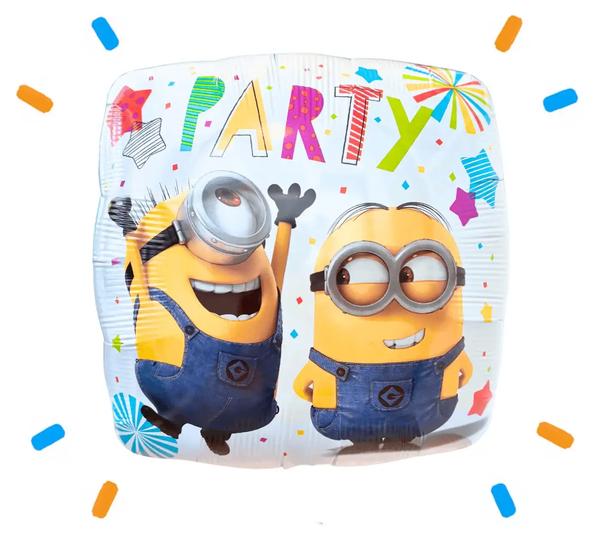 Minion Party Helium Ballon - Gevuld Met Helium - 46 cm - Ballonnenshop.nl