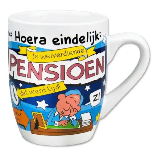Mok - Hoera Je Welverdiende Pensioen - Ballonnenshop.nl