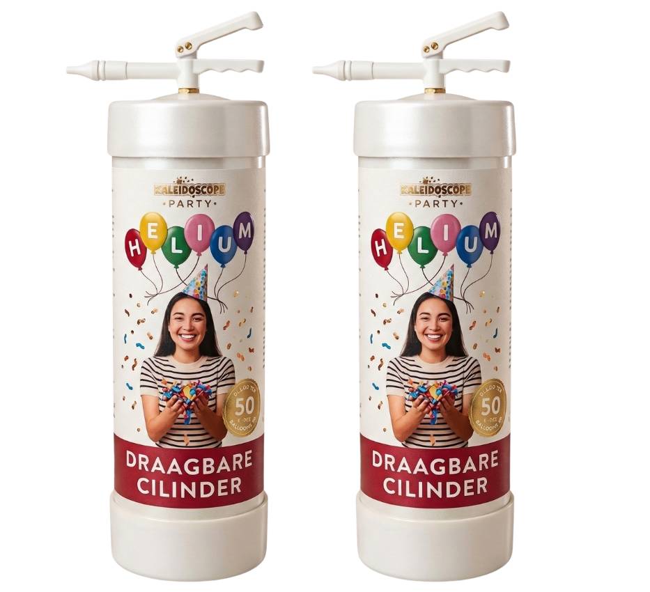 Nieuw: Helium Tank 100 Ballonnen | Premium Cilinder (Puurste Helium) - Ballonnenshop.nl