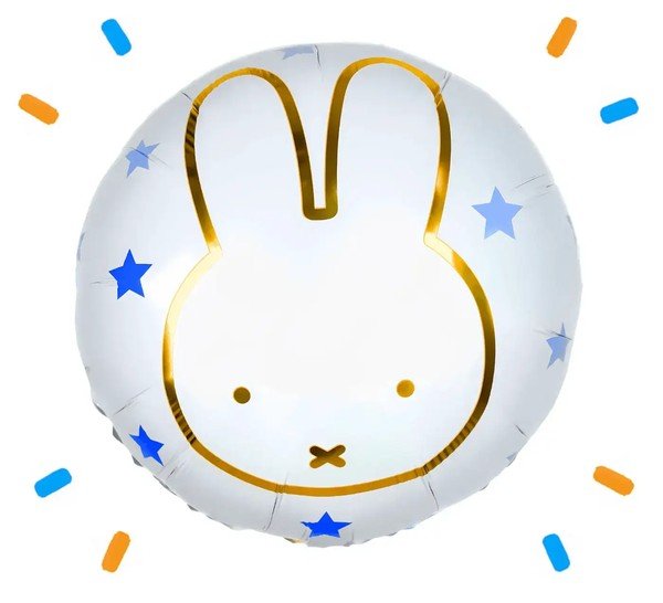 Nijntje Blauw Helium Ballon - Gevuld Met Helium - 46 cm - Ballonnenshop.nl