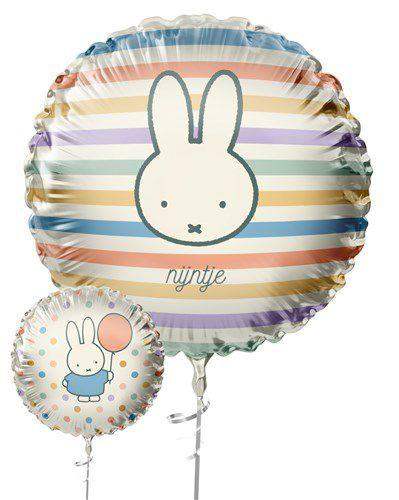 Nijntje Folie Ballon 2 designs - 46 cm - Ballonnenshop.nl