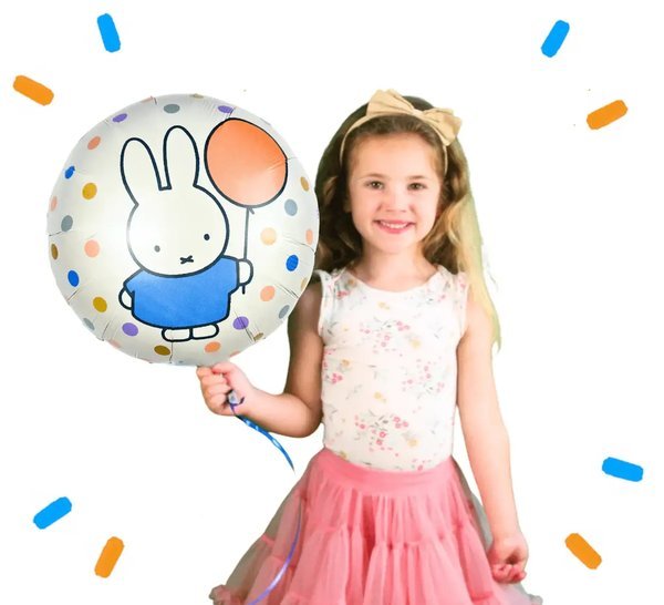 Nijntje Met Ballon Helium Ballon - Gevuld Met Helium - 46 cm - Ballonnenshop.nl