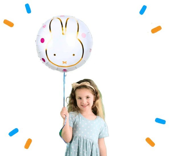 Nijntje Roze Helium Ballon - Gevuld Met Helium - 46 cm - Ballonnenshop.nl