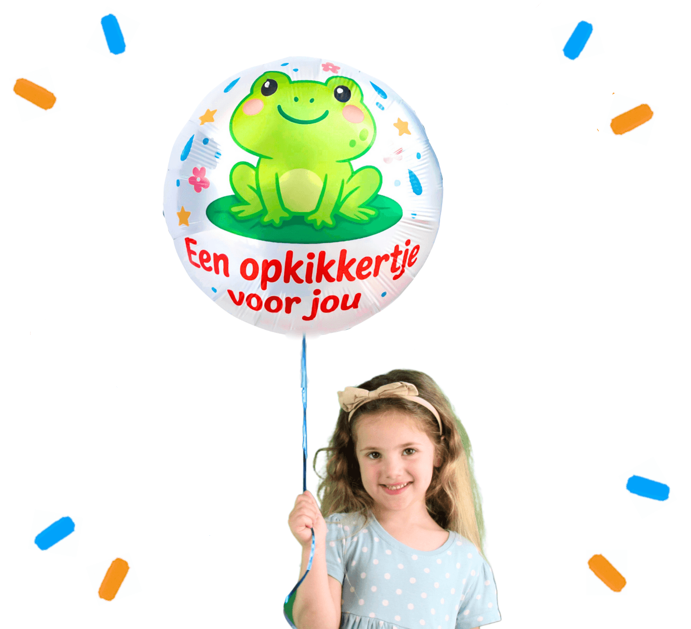 Opkikkertje Voor Jou Helium Ballon - Gevuld Met Helium - 46 cm - Ballonnenshop.nl