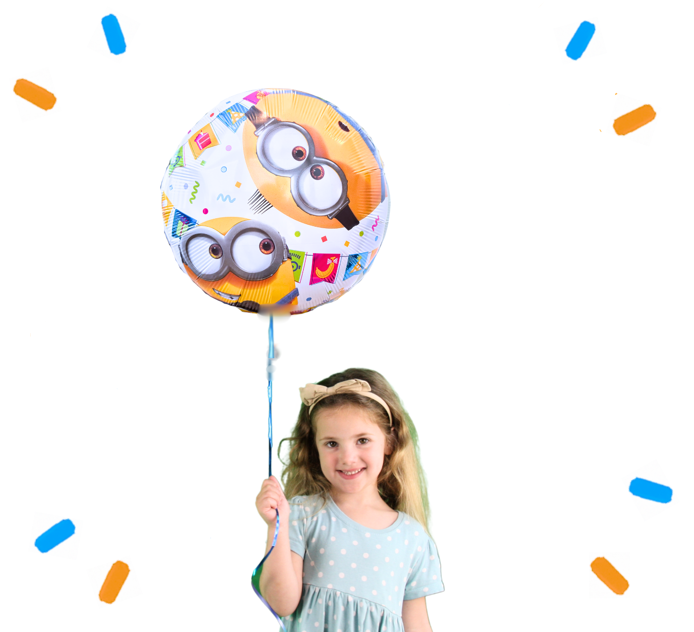 Otto Minion Helium Ballon - Gevuld Met Helium - 46 cm