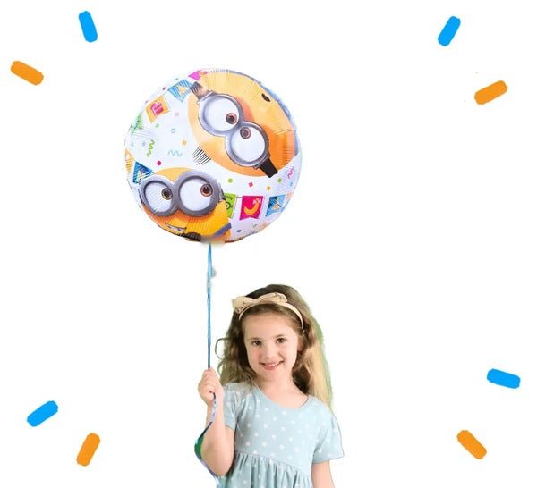 Otto Minion Helium Ballon - Gevuld Met Helium - 46 cm - Ballonnenshop.nl