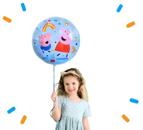 Peppa Pig Helium Ballon - Gevuld Met Helium - 45 cm - Ballonnenshop.nl