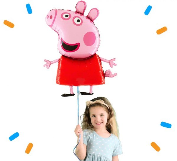 Peppa Pig Helium Ballon - Gevuld Met Helium - 76 cm - Ballonnenshop.nl