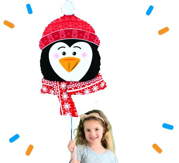 Pinguïn Helium Ballon - Gevuld Met Helium - 69 cm - Ballonnenshop.nl