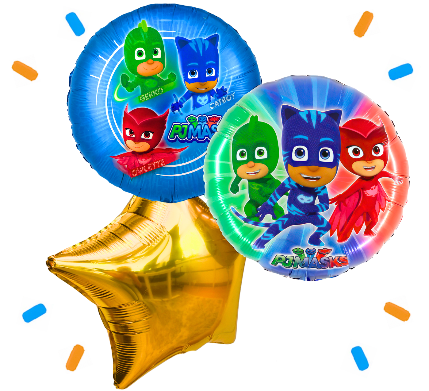 PJ Masks Trosje - Gevuld Met Helium - 46 cm