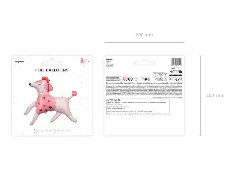 Poedel Folie Ballon - 119 cm - Ballonnenshop.nl