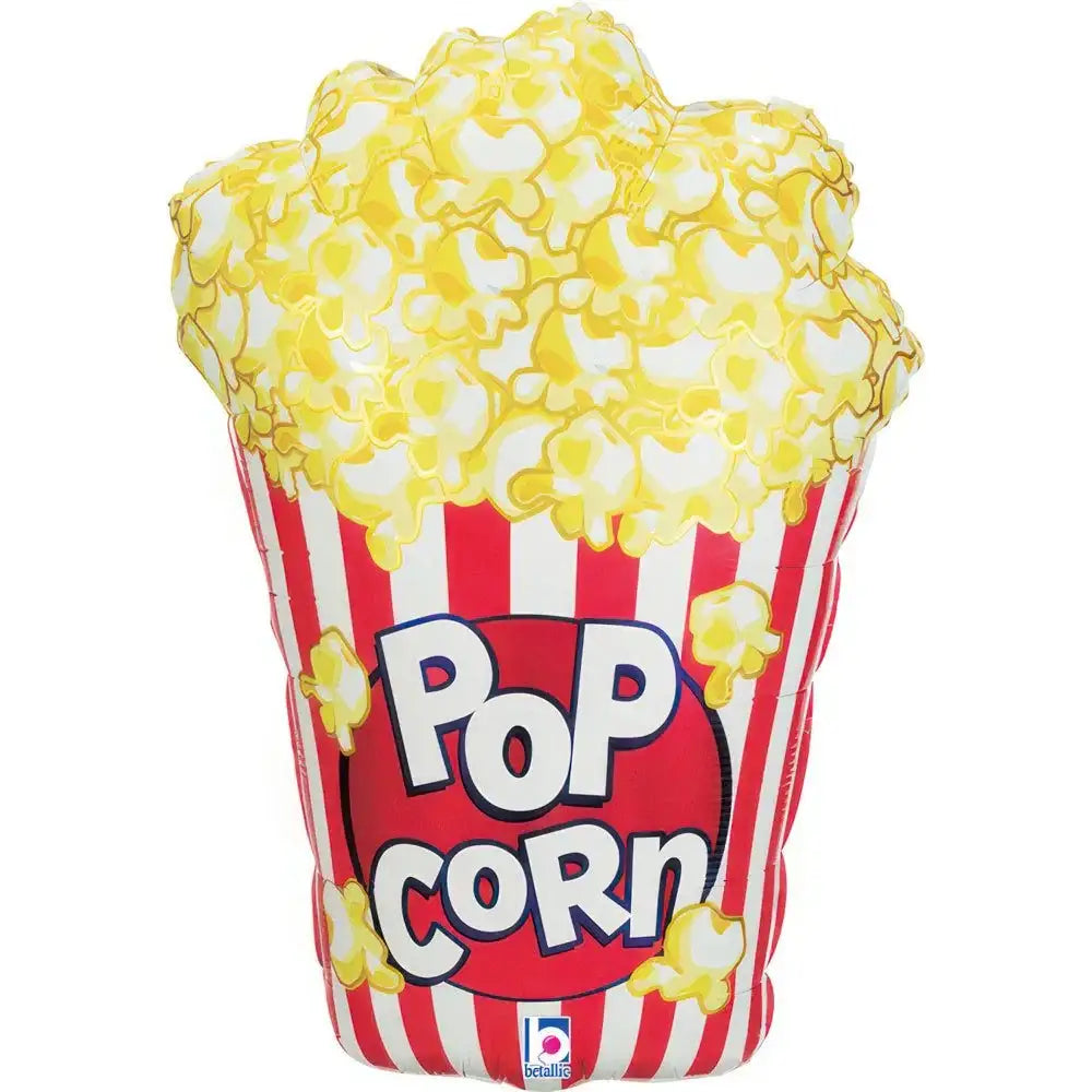 Popcorn Helium Ballon - Gevuld Met Helium - 71 cm - Ballonnenshop.nl