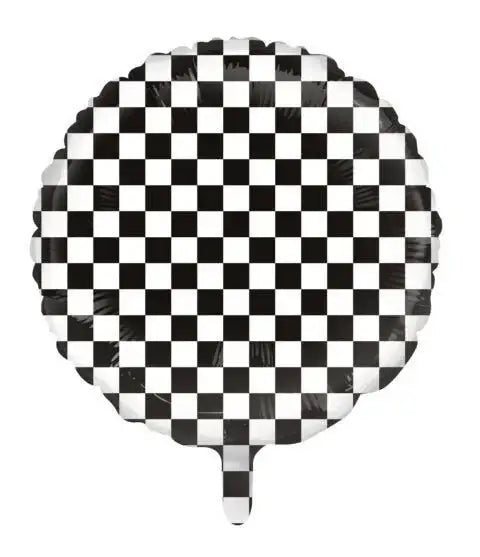 Race Vlag Folie Ballon - 45 cm - Ballonnenshop.nl