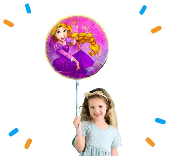 Rapunzel Disney Prinses Helium Ballon - Gevuld Met Helium - 46 cm - Ballonnenshop.nl